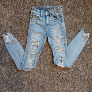 American eagle mom jeans size 00